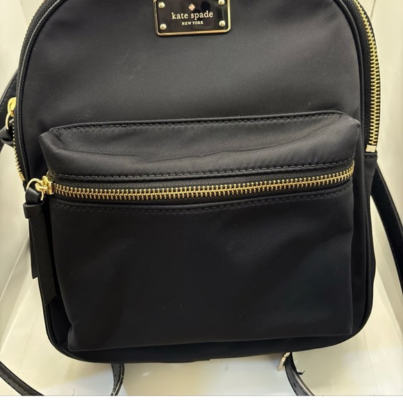 Kate Spade Wilson Road Small Bradley Backpack Black Nylon - Picture 7 of 9